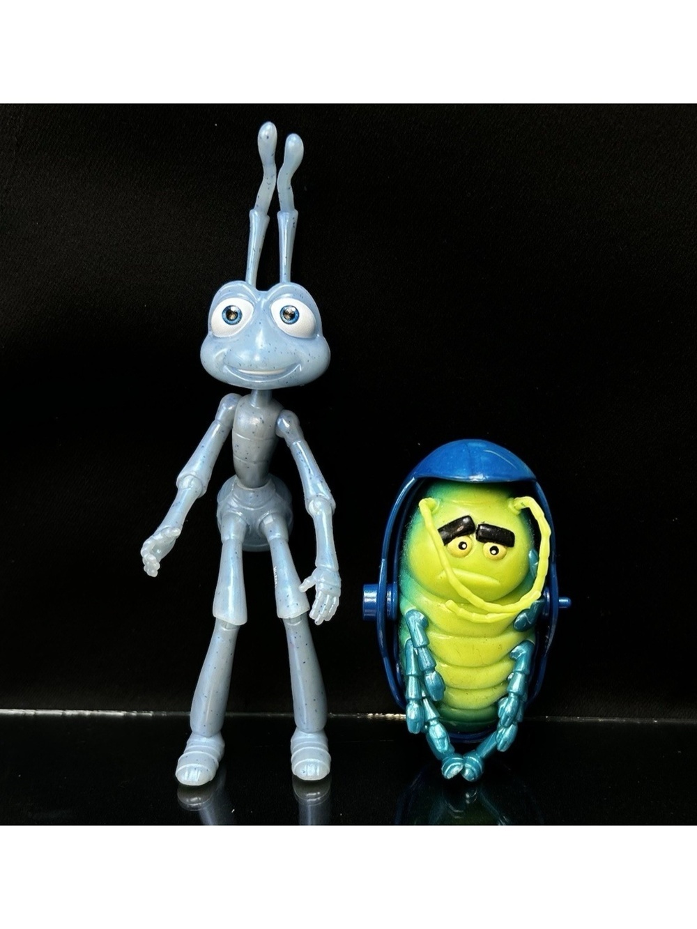 Disney A Bug’s Life Flik and Tuck/Roll Action Figures 3-5"